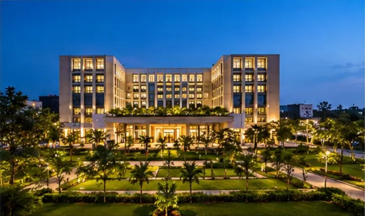 A GRT hotel at dusk